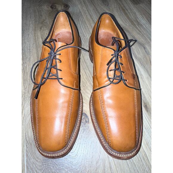 Allen Edmonds Hillcrest Brown Leather Oxford Derby Dress - size 9.5 - X7 main image 7